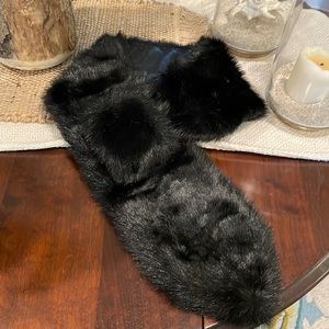 Faux Fur Scarf Banana Republic